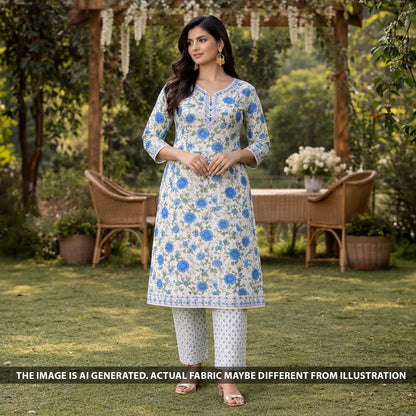 Printed Cambric Cotton Fabric - F6206