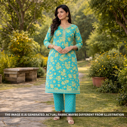 Printed Cambric Cotton Fabric - F6207