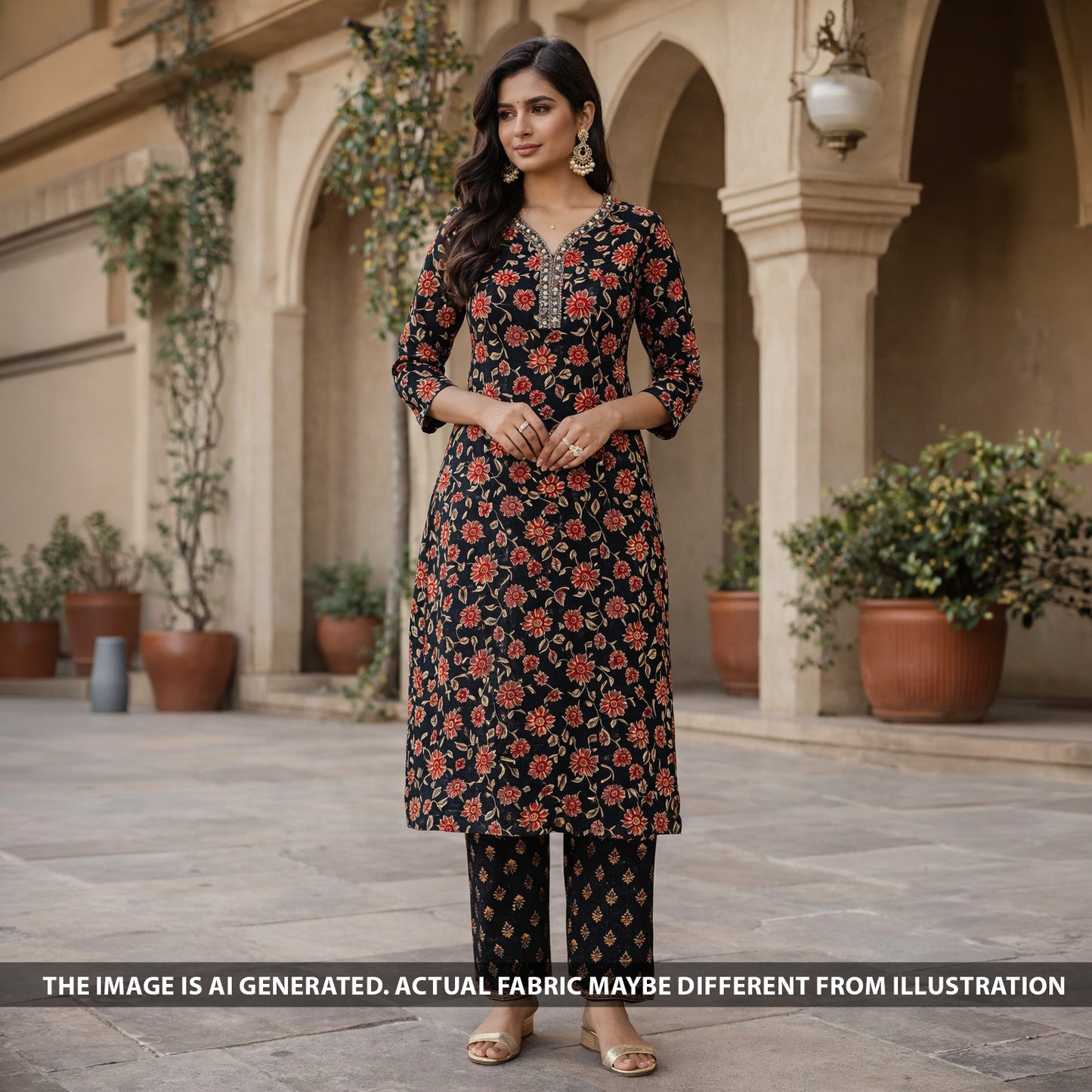 Printed Cambric Cotton Fabric - F6195