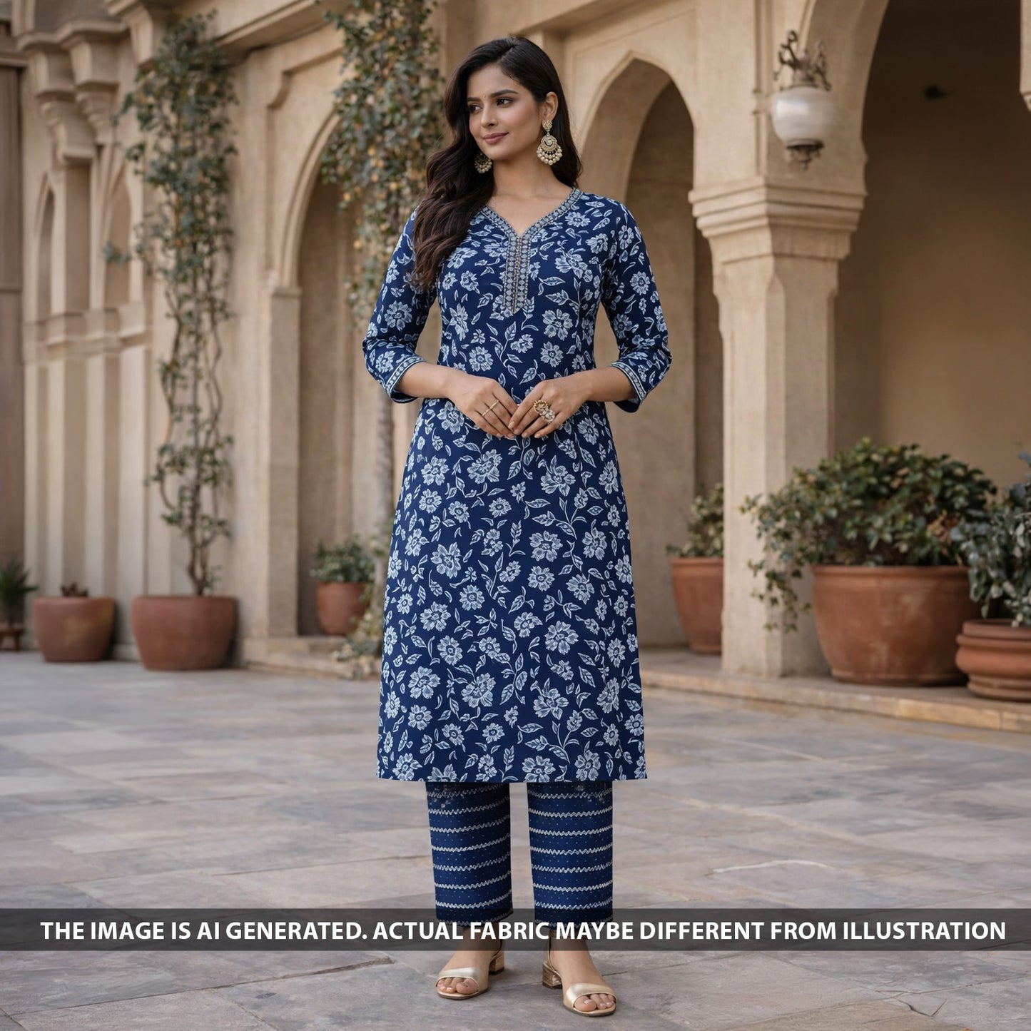 Printed Cambric Cotton Fabric - F6199