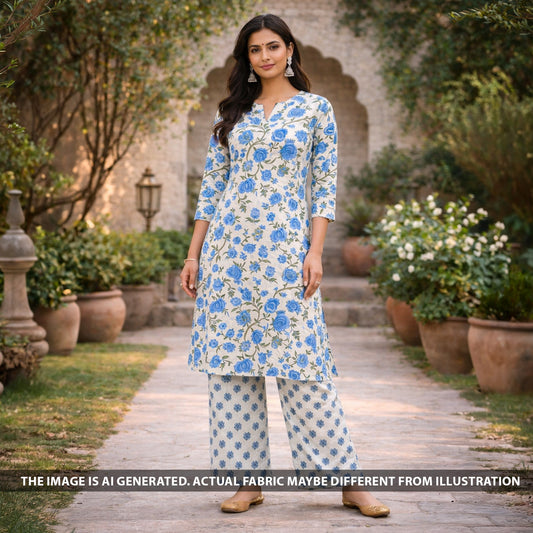 Printed Cambric Cotton Fabric - F6219