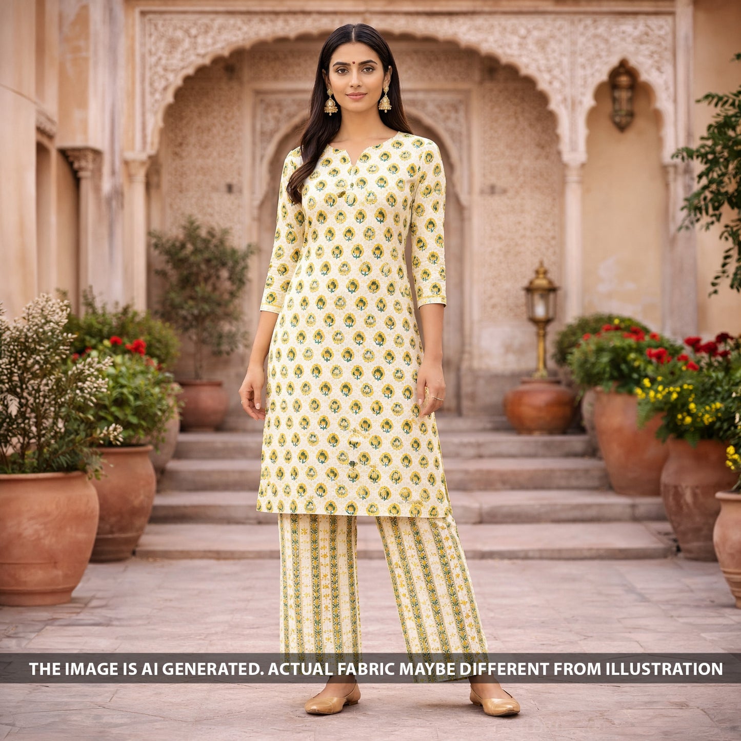 Printed Cambric Cotton Fabric - F6217