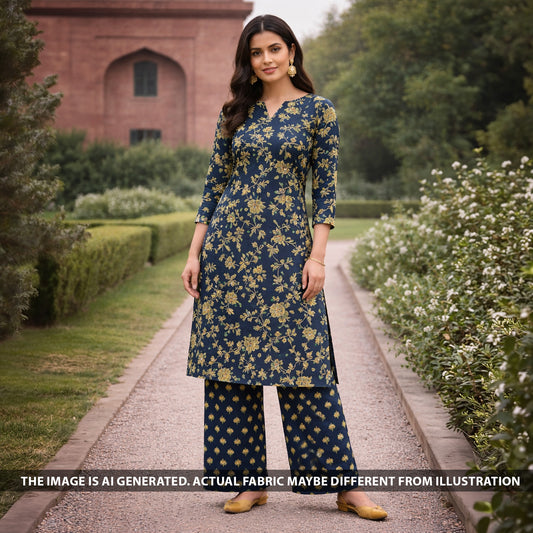 Printed Cambric Cotton Fabric - F6218