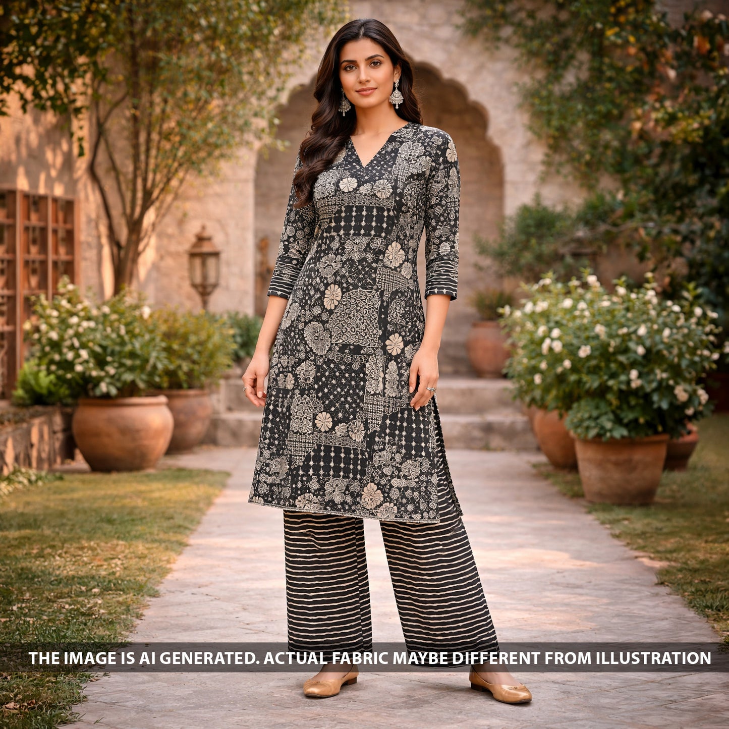 Printed Cambric Cotton Fabric - F6229