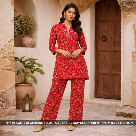 Printed Cambric Cotton Fabric - F6266