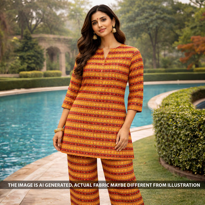 Printed Cambric Cotton Fabric - F6256