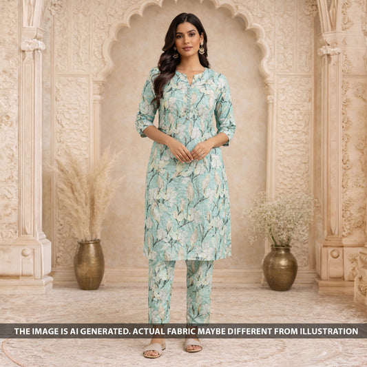 Printed Lizzy Bizzy Cotton Fabric - F6270