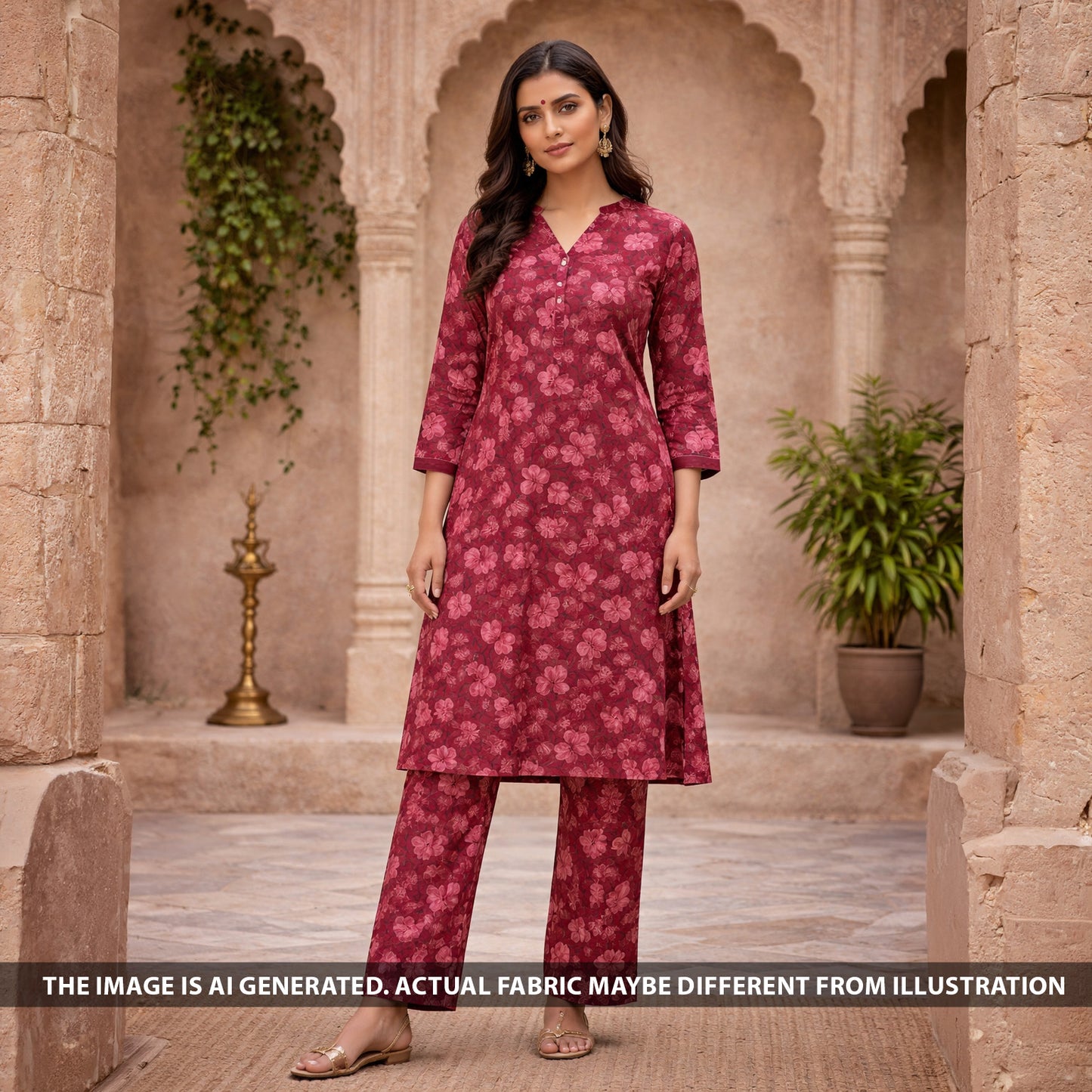 Printed Lizzy Bizzy Cotton Fabric - F6277