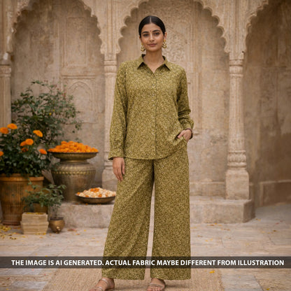 Printed Lizzy Bizzy Cotton Fabric - F6275