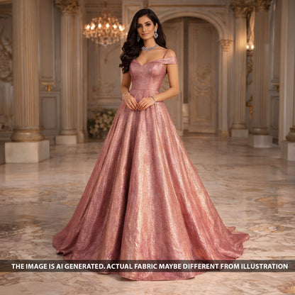 Lycra Foil Baby Satin Fabric - F6003