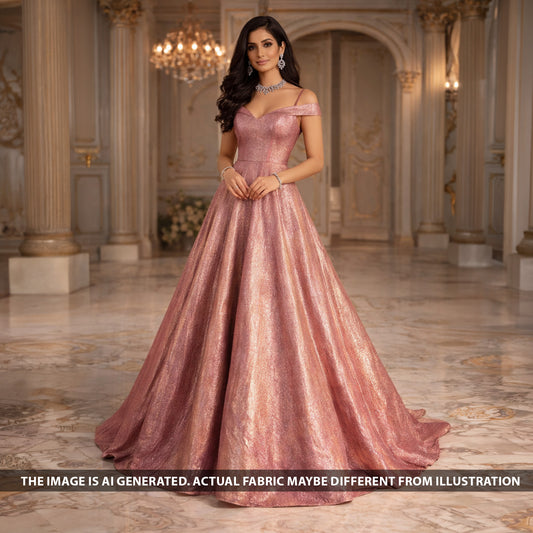 Lycra Foil Baby Satin Fabric - F6003