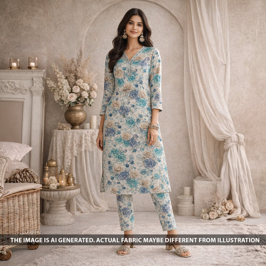 Digital Print Modal Cotton Fabric - F6008