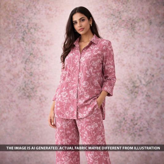 Digital Print Modal Cotton Fabric - F6014