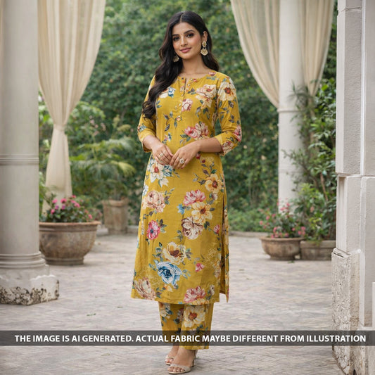 Digital Print Modal Cotton Fabric - F6015