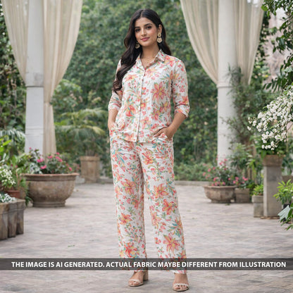 Digital Print Modal Cotton Fabric - F6016