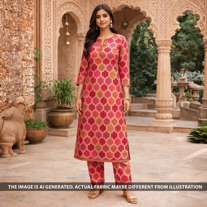 Digital Print Modal Cotton Fabric - F6009