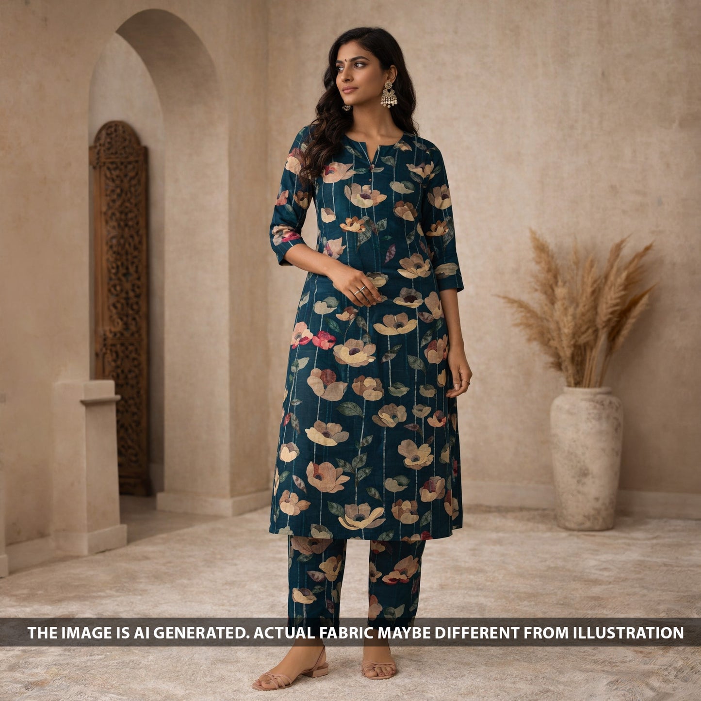 Digital Print Modal Cotton Fabric - F6018