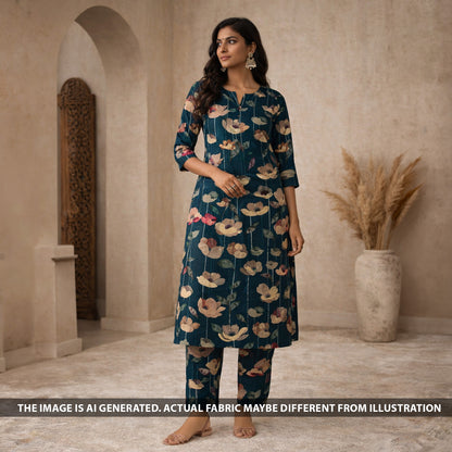 Digital Print Modal Cotton Fabric - F6018