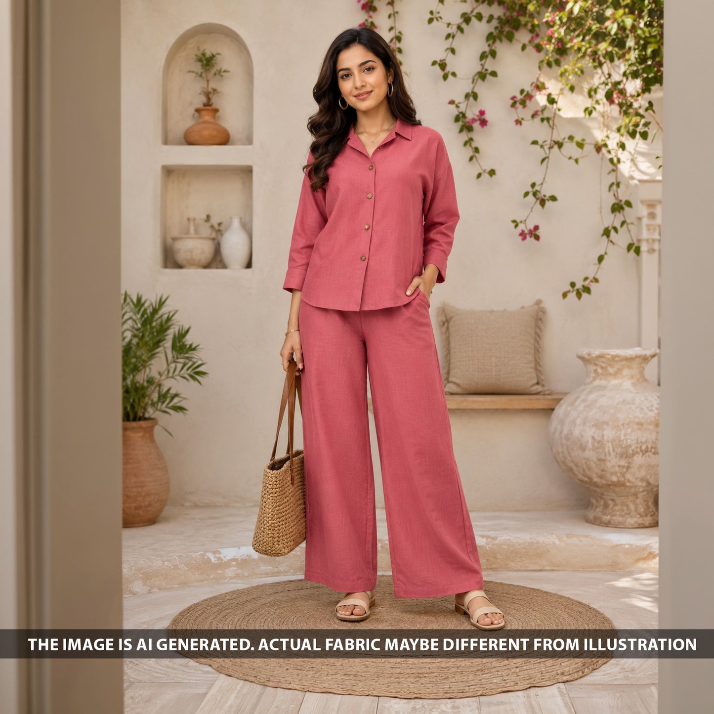 Pure Linen Fabric - F6523