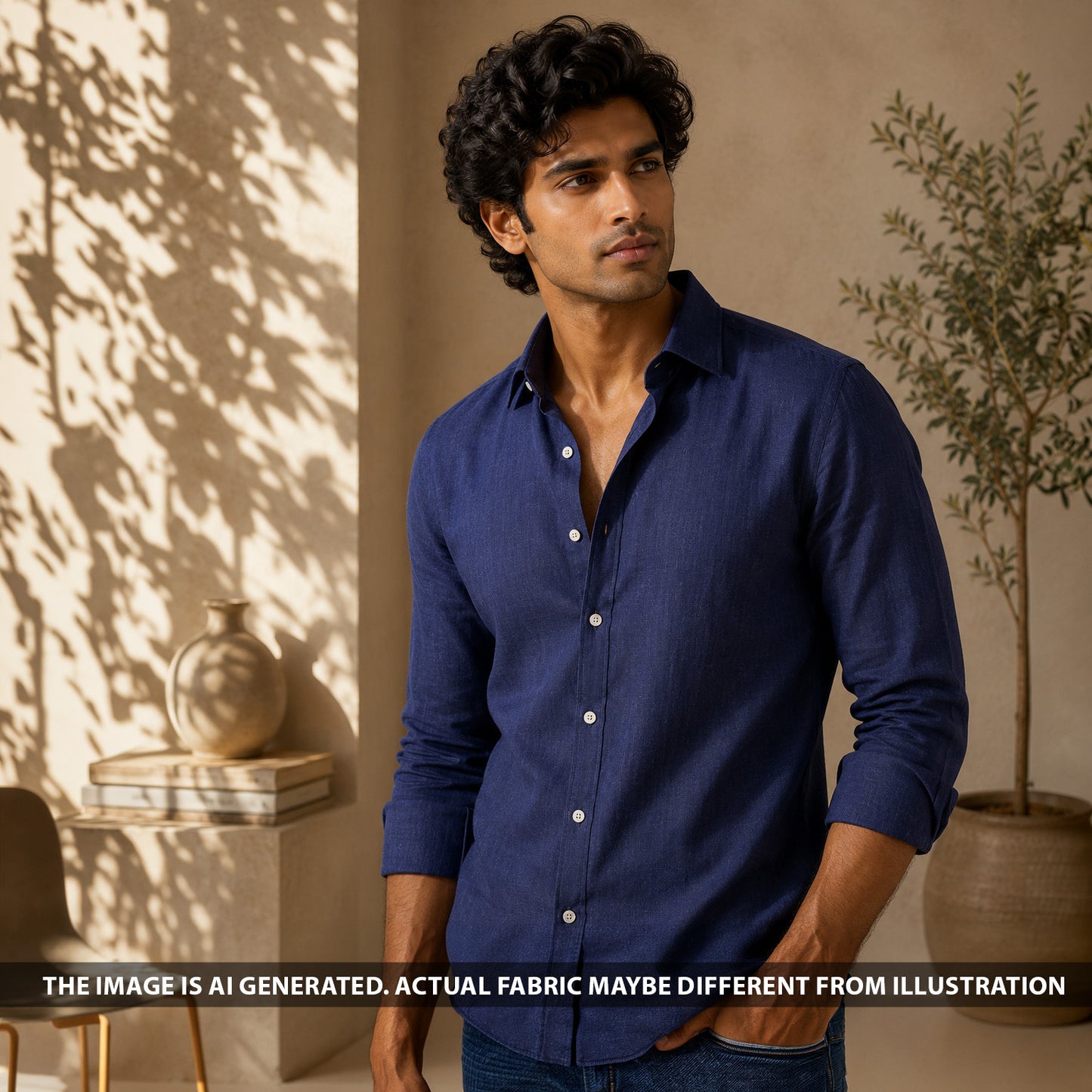 Pure Linen 60 LEA Fabric - F6539