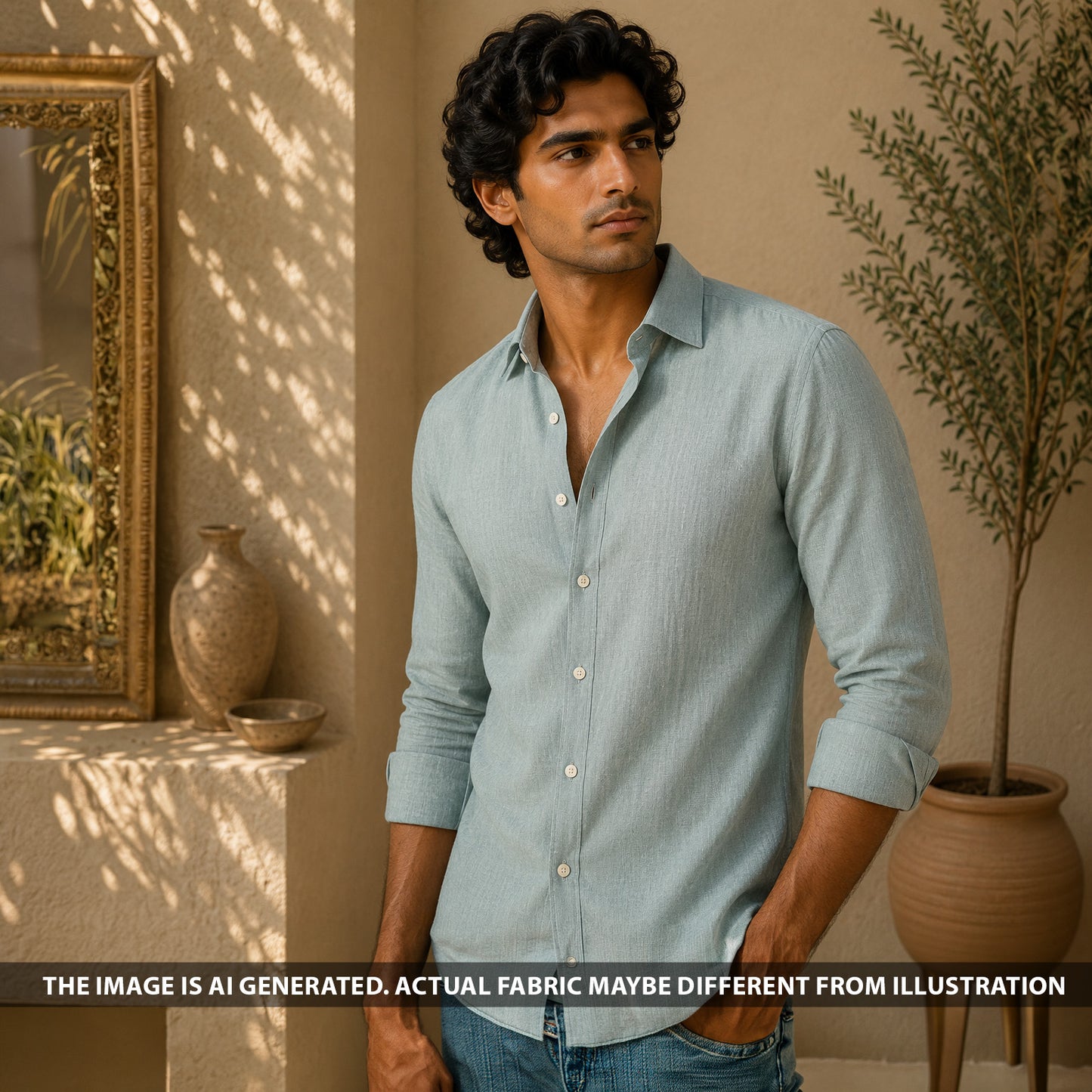 Pure Linen 60 LEA Fabric - F6542