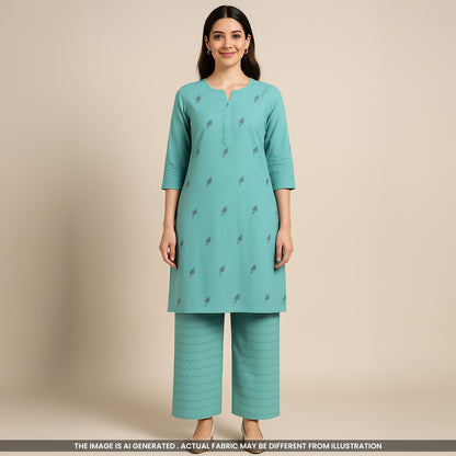 Thread Buti Handloom Cotton Fabric- F3832