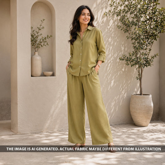 Linen Cotton Fabric - F6629