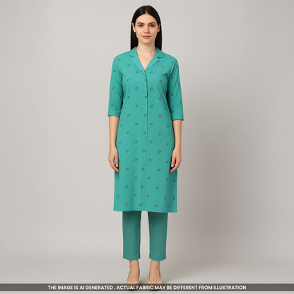 Thread Buti Handloom Cotton Fabric- F3873