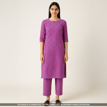 Thread Buti Handloom Cotton Fabric- F3877