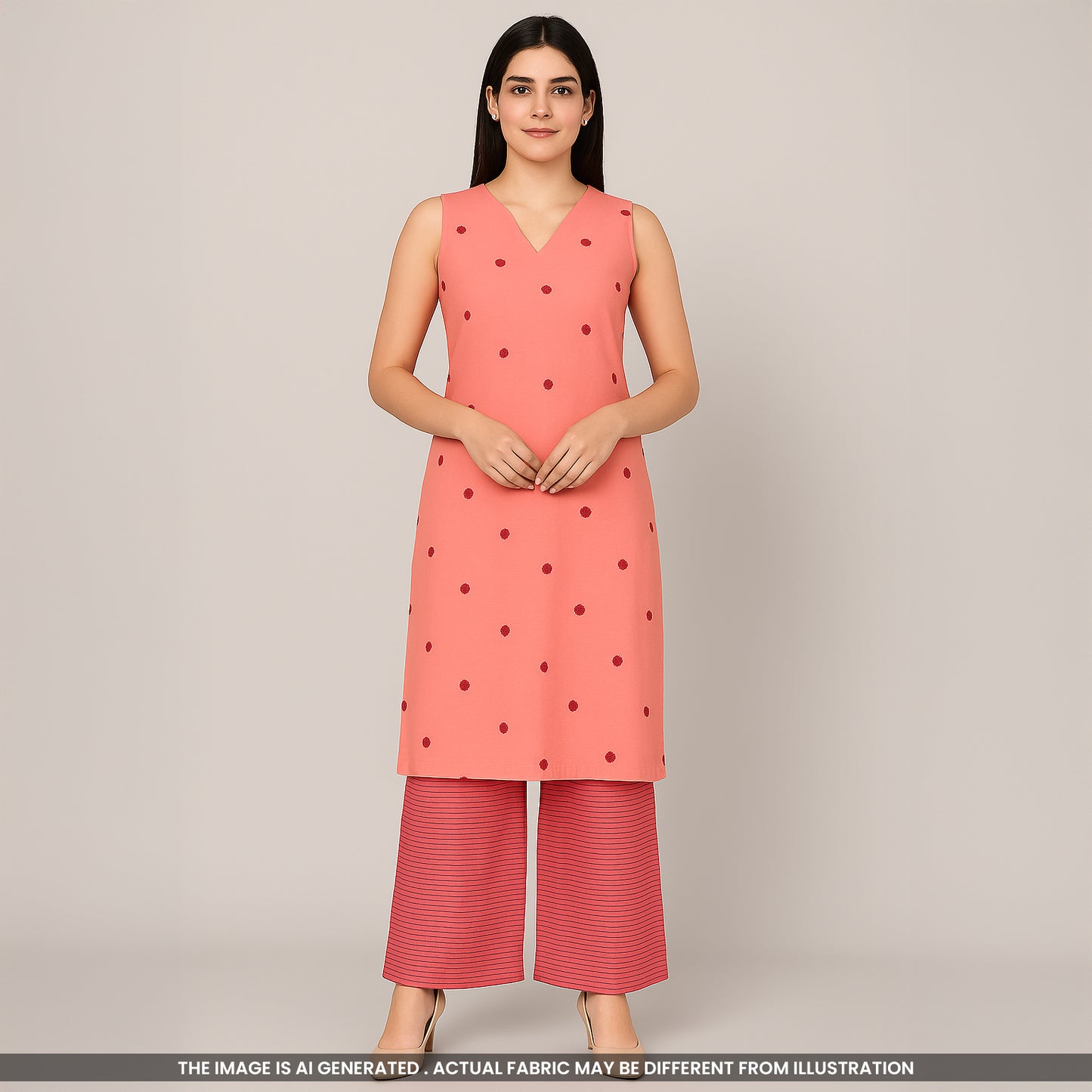 Thread Buti Handloom Cotton Fabric- F3878