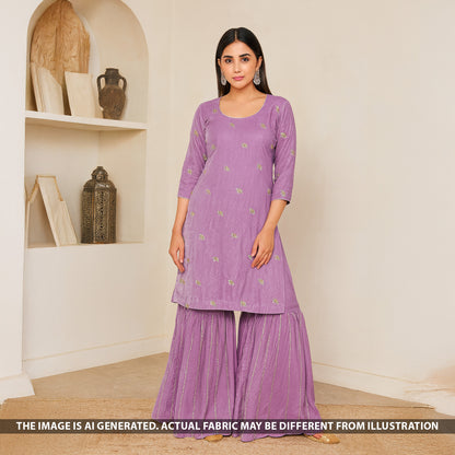 Cut Dana Sequins Embroidered Velvet Fabric - F5260