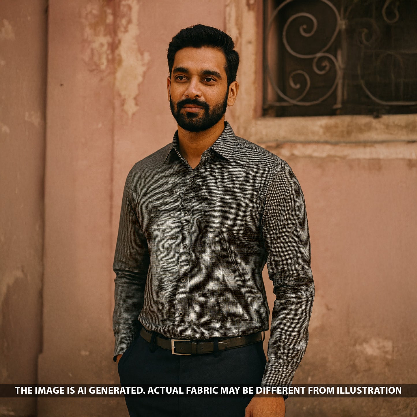 Check Cotswool Fabric - F5253