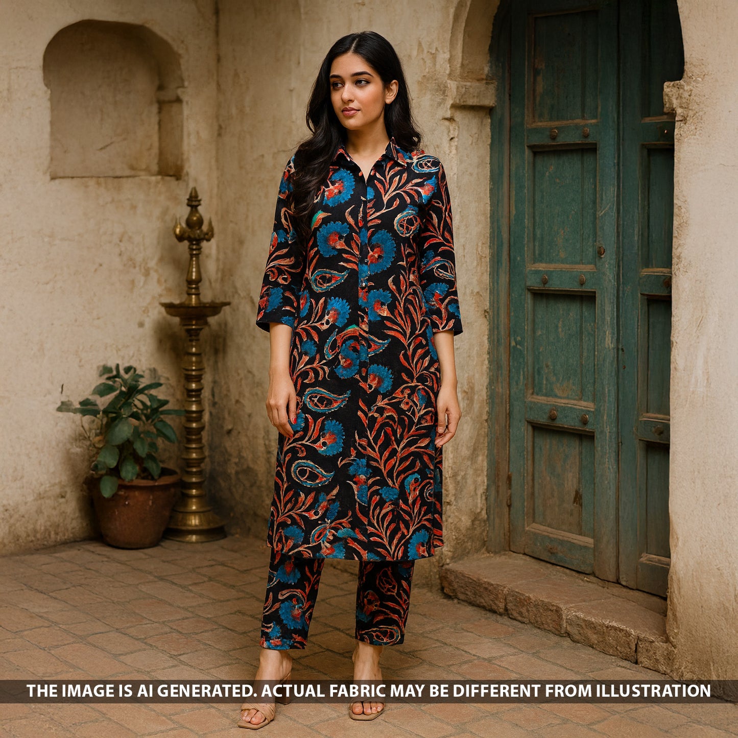 Digital Print micro Velvet Fabric - F5291