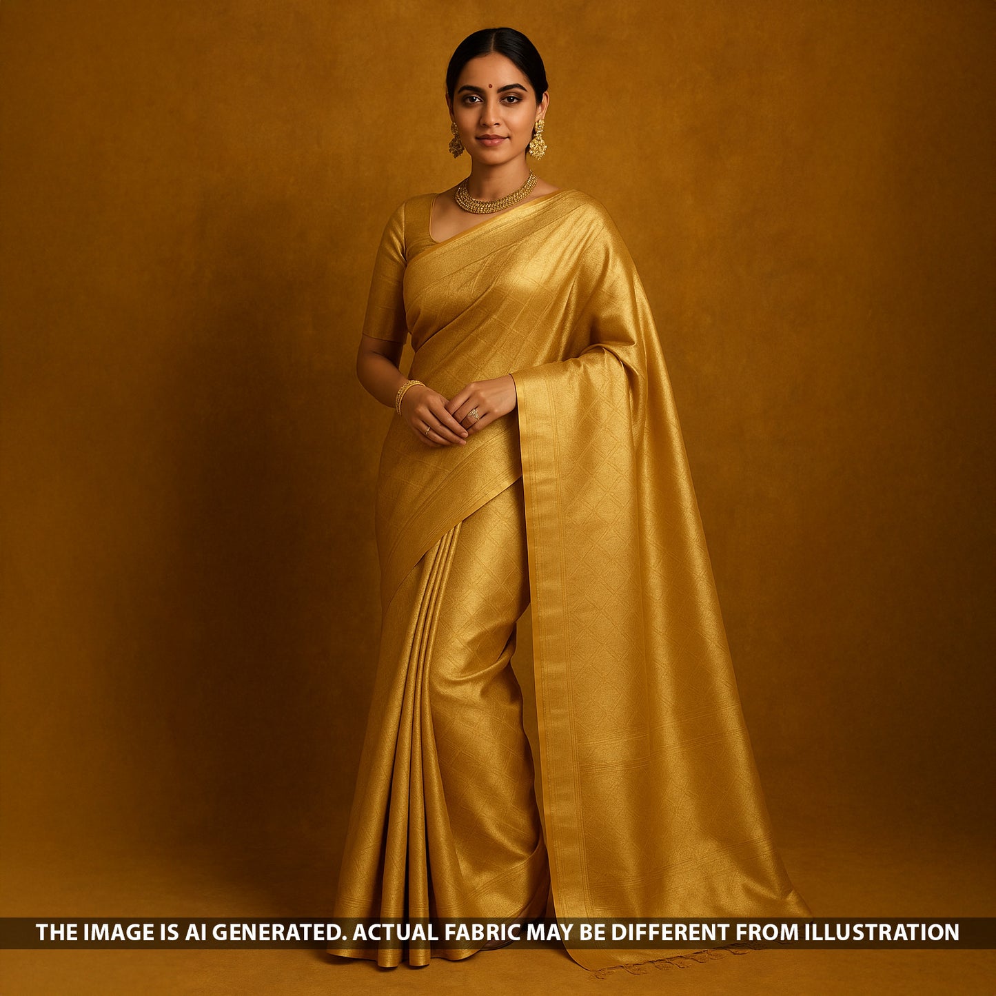 Self Jacquard Work Pure Tissue Fabric - F5327