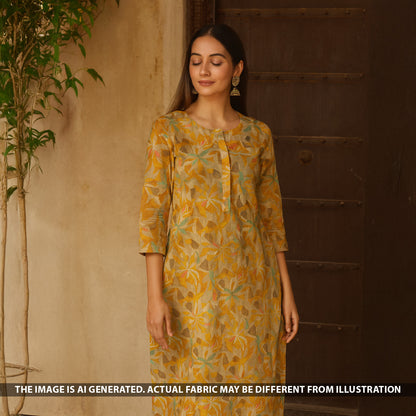 Digital Print Upada Silk Fabric-F5076