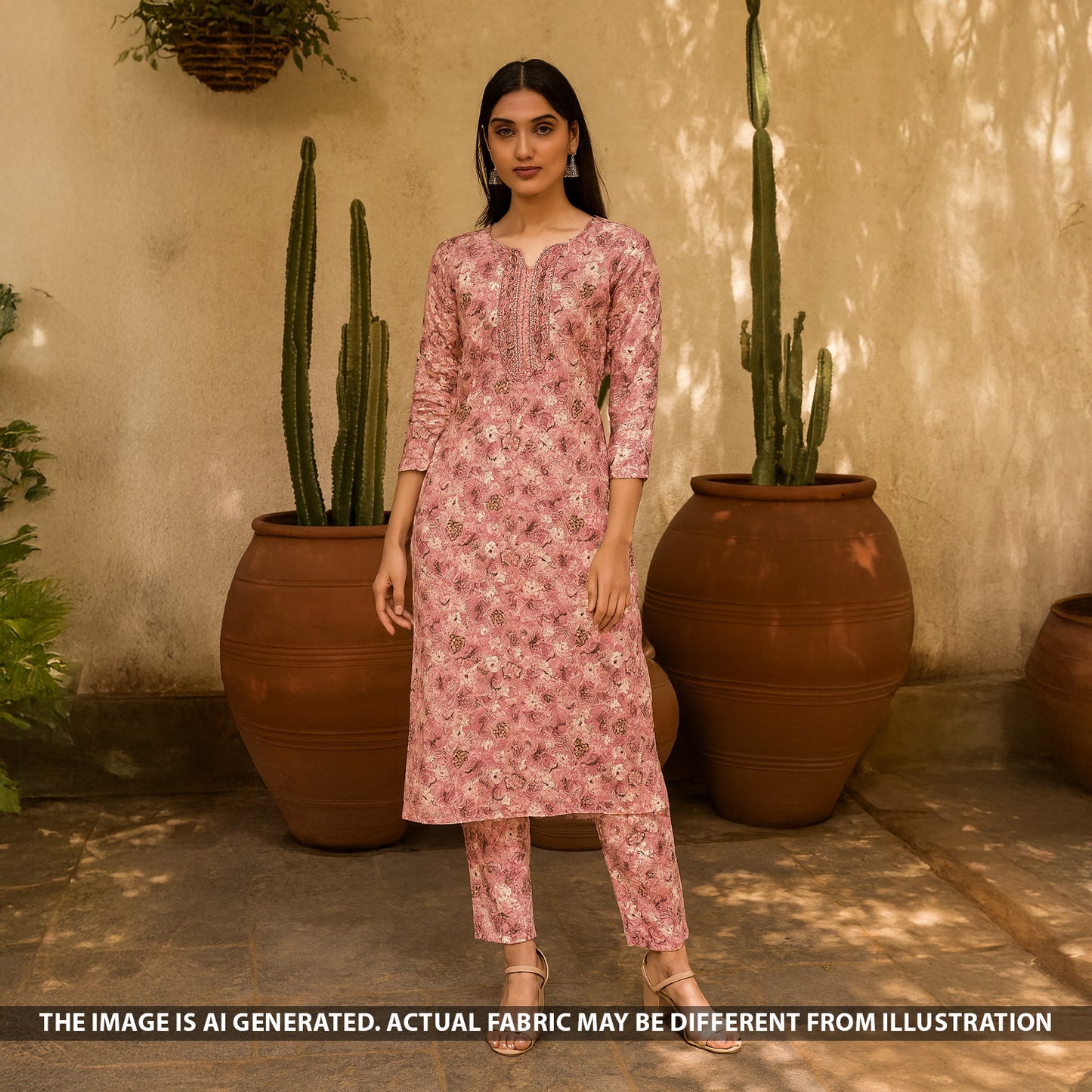 Digital Print Pashmina Fabric - F5130