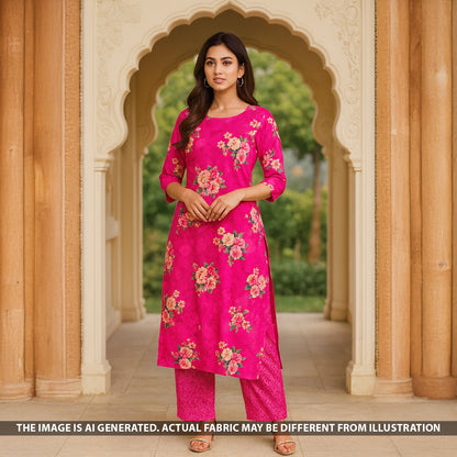 Digital Print Viscose Crepe Fabric-F5151