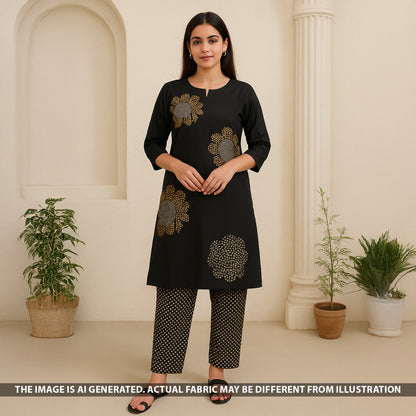 Digital Print Viscose Crepe Fabric - F5160