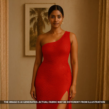 Thread Work Doria Shimmer Tissue Fabric-F5144