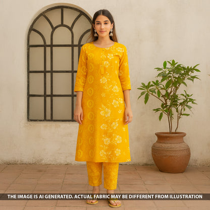 Digital Print Viscose Crepe Fabric - F5191