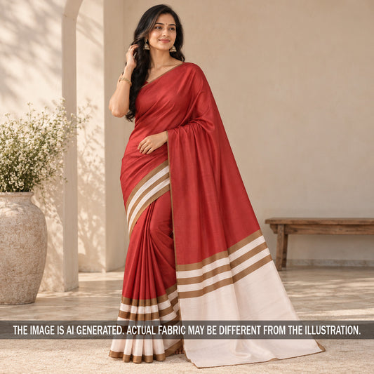 Stripes Crepe Satin Fabric - F7447