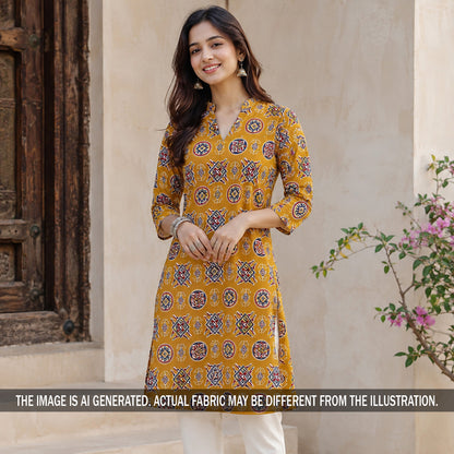 Printed Modal Satin Fabric - F7333