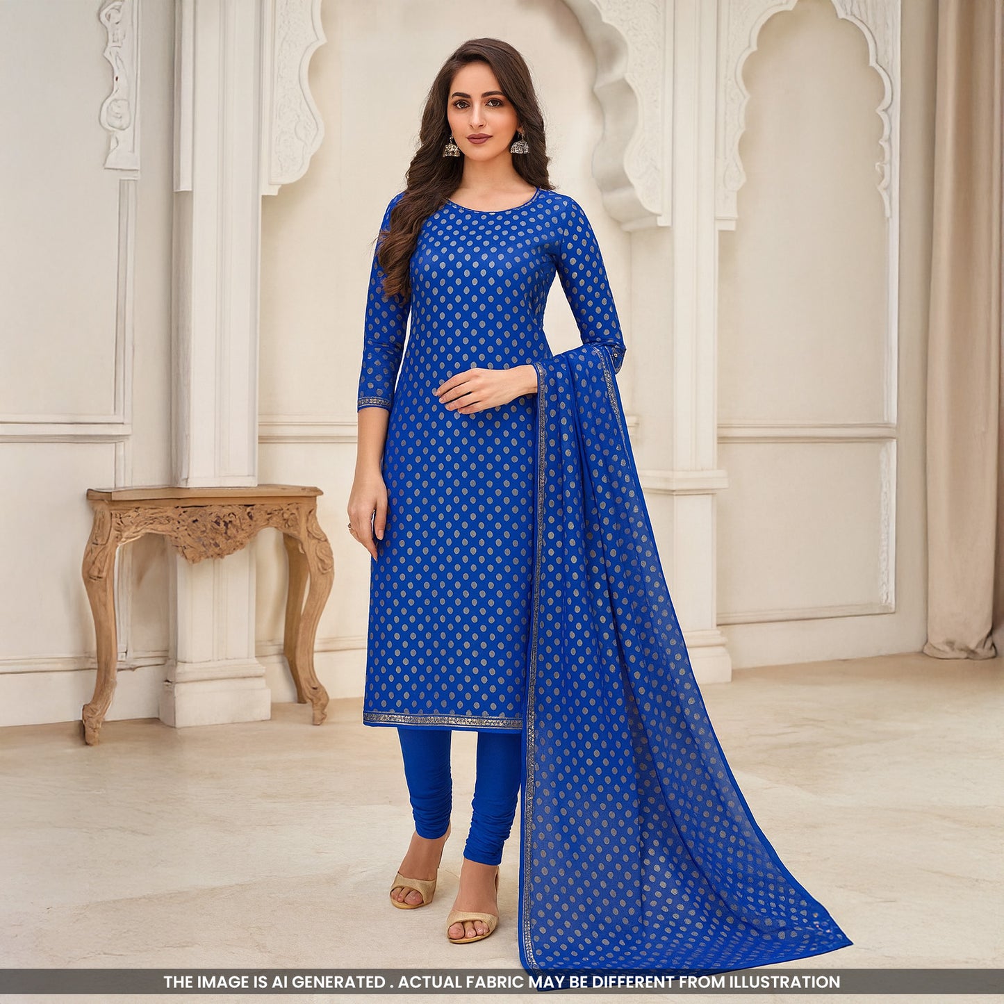 Brocade Fabric-F4947