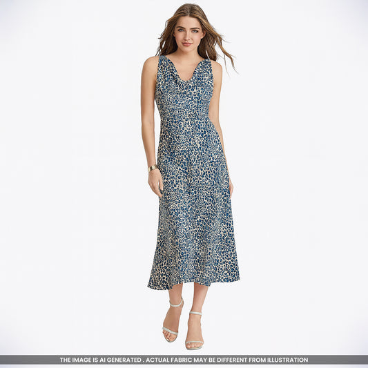 Animal Print Satin Fabric- F4863