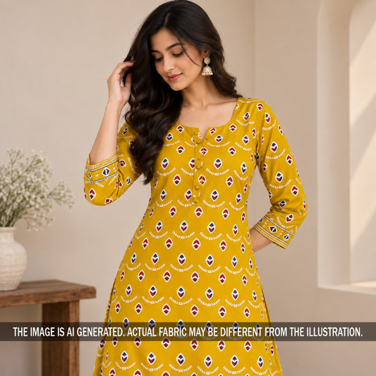 Printed Modal Satin Fabric - F7395