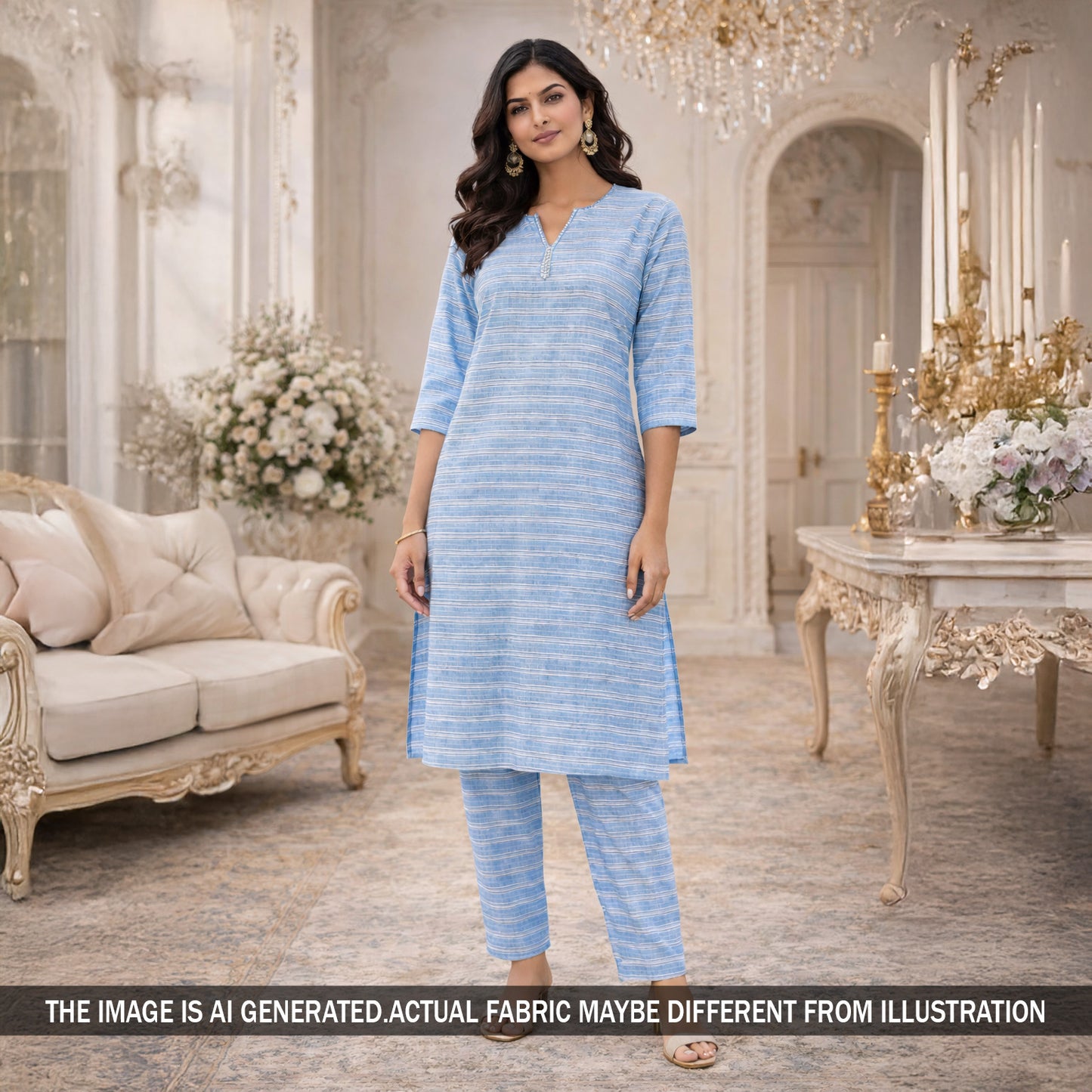 Handloom Cotton Fabric - F5902