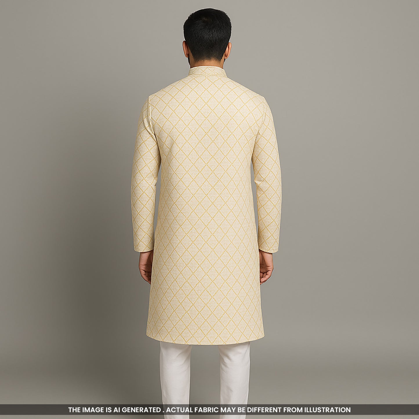 Dyeable Thread Sequins Embroidered Georgette Fabric-F3647