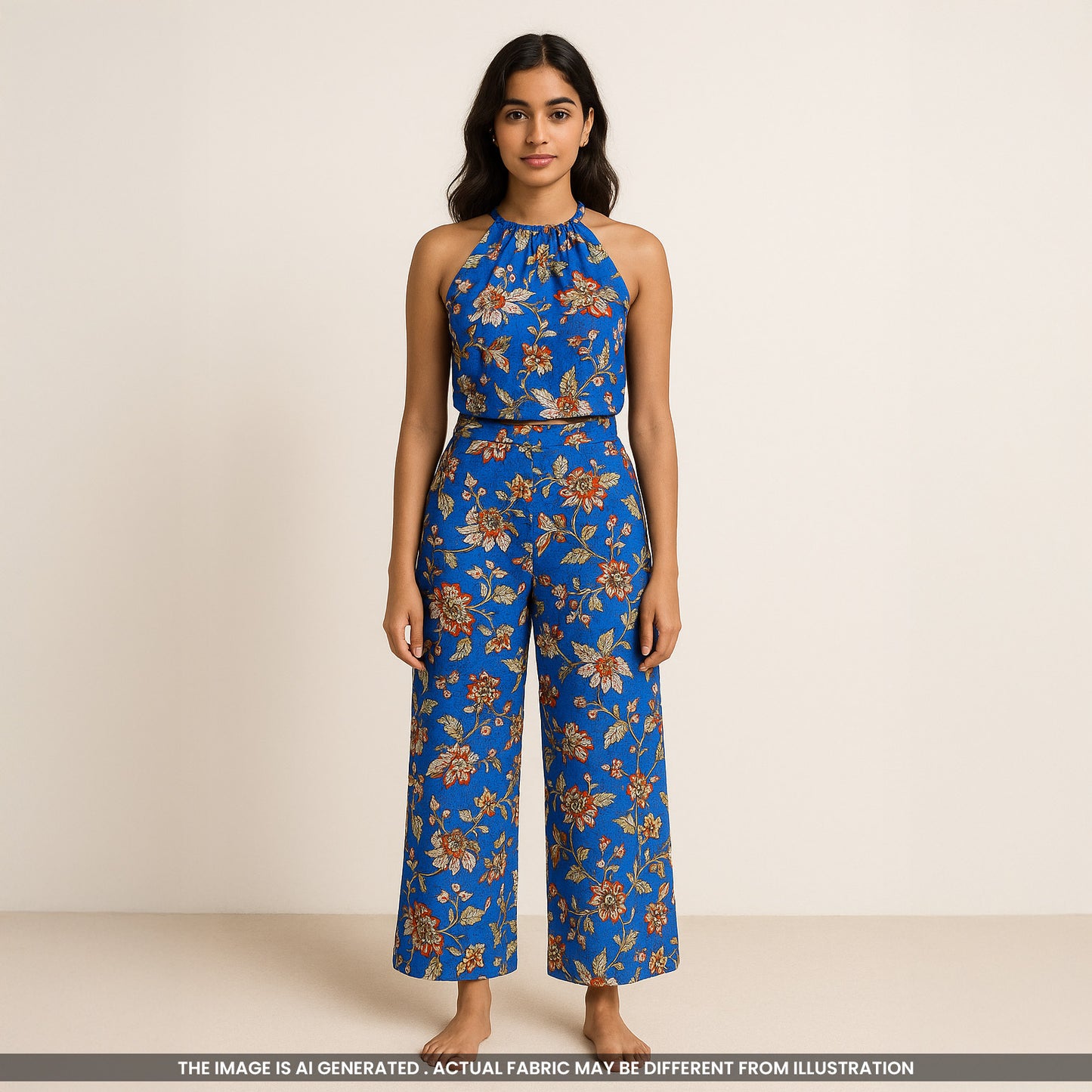 Digital Print Rayon Cotton Fabric-F3649