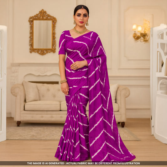 Leheriya Print Chinon Chiffon-F4921