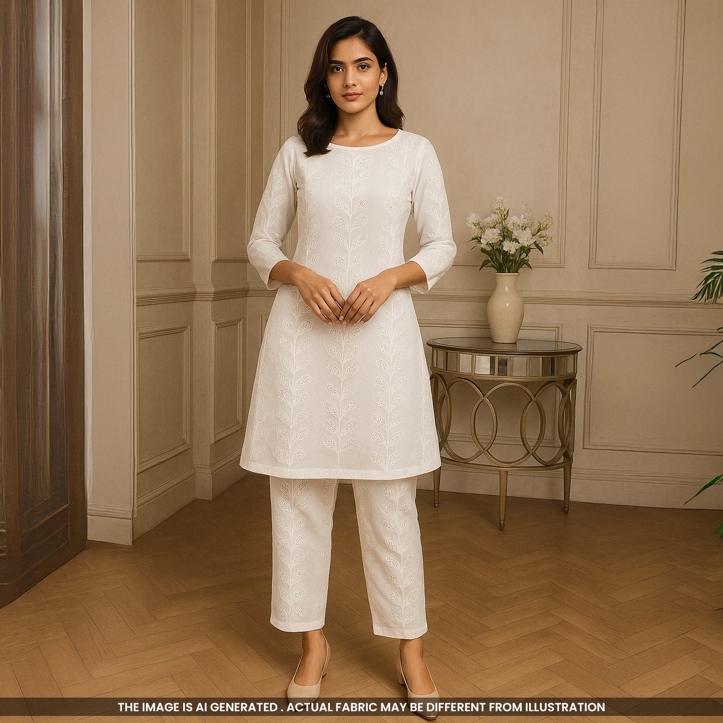 Dyeable Hakoba Chinon Chiffon Fabric-F4924